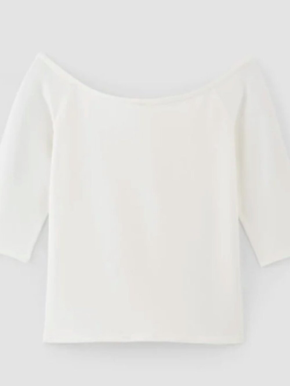 Everlane White Off-Shoulder Top (Medium)